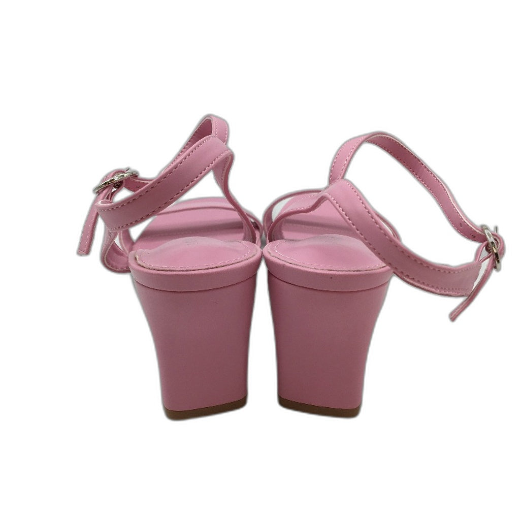 Tokito Florence Pink Buckled Heeled Strappy Sandal Ladies Size 9  SAMPLE NEW