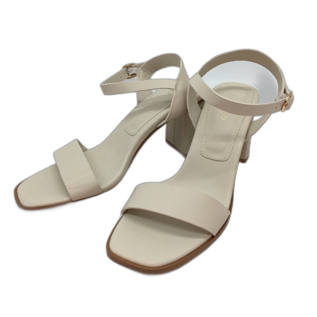 Tokito Gloria Cream Strapped Buckled Heeled Sandal Ladies Size 9  SAMPLE NEW