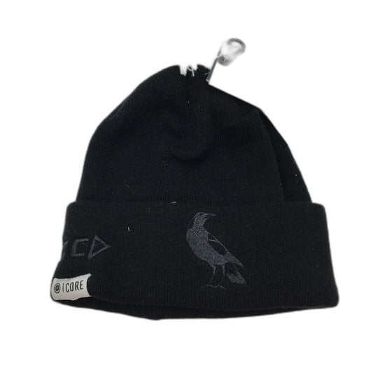 Collingwood Magpies AFL  Football Supporter Black White Pompom Beanie Adult NEW