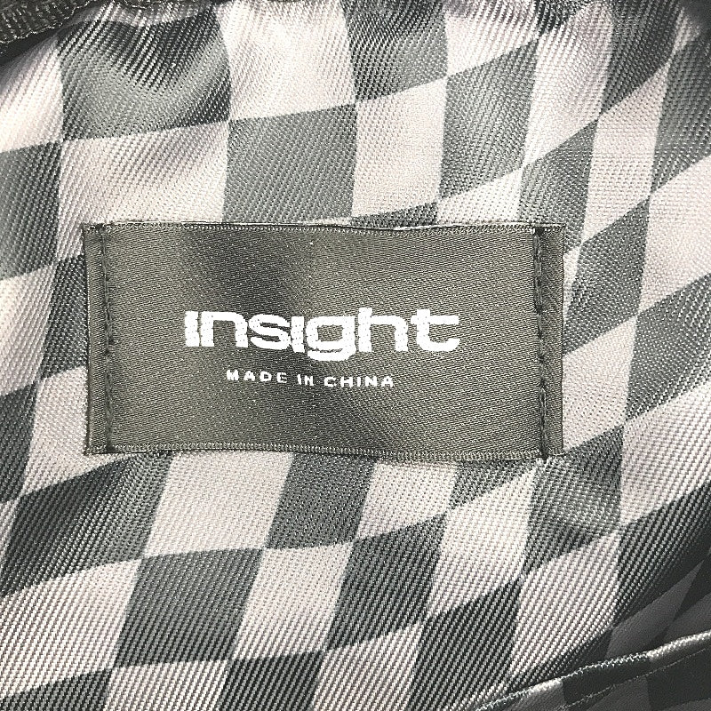 Insight 'Kai' Black Cotton Cord Side Bag 3 Funtional Pockets Unisex NEW