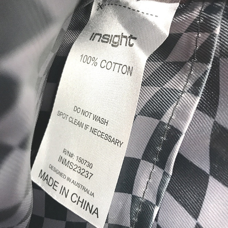 Insight 'Kai' Black Cotton Cord Side Bag 3 Funtional Pockets Unisex NEW