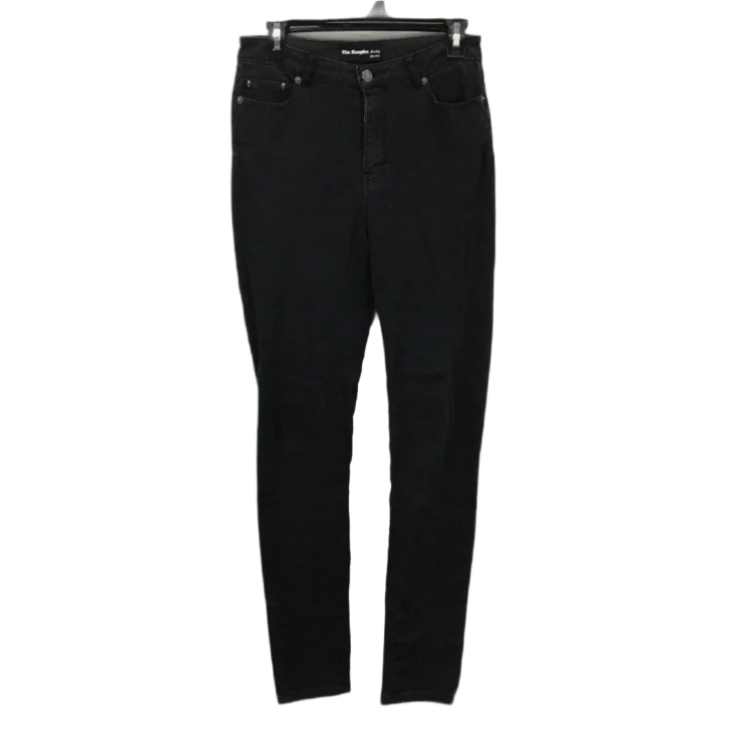 The Kooples Black Washed Cotton Blend Full Length Slim Fit Jeans Mens Size 27