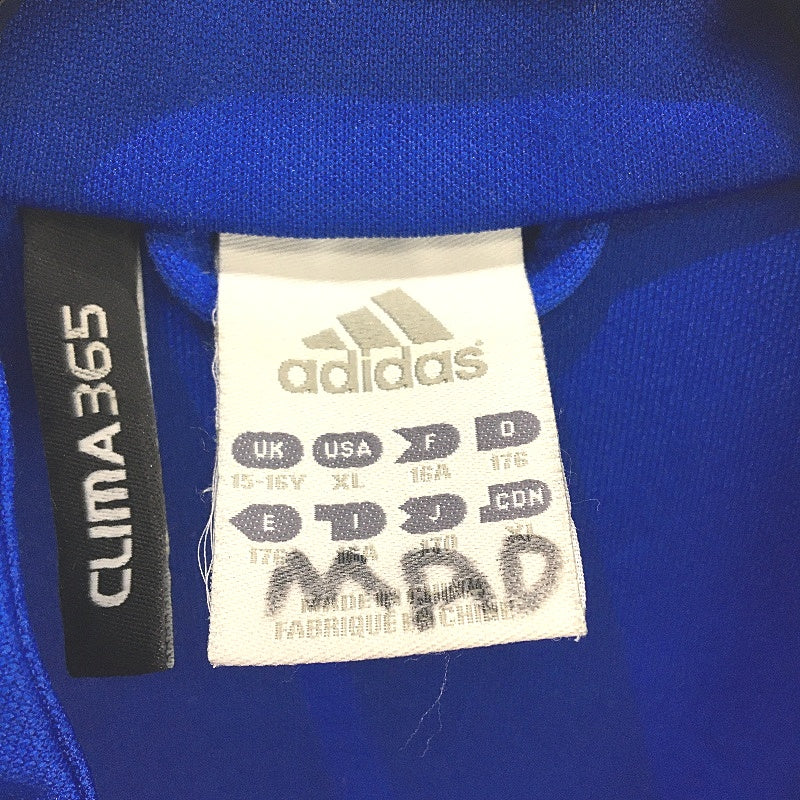 Adidas Coquitlam Metro Ford Soccer Club Blue Zip Jacket Junior 15 to 16y Size XL