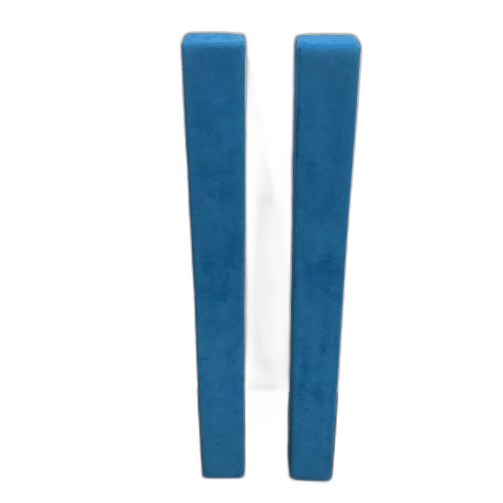 2 Piece Set Blue Gym Balance Beam Soft 120x12x12cm NEW