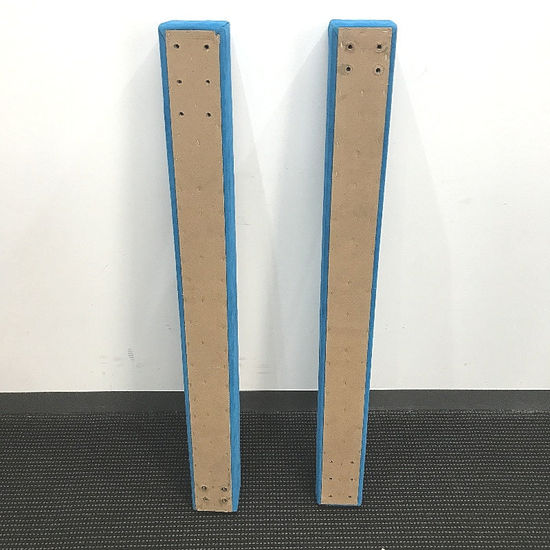 2 Piece Set Blue Gym Balance Beam Soft 120x12x12cm NEW