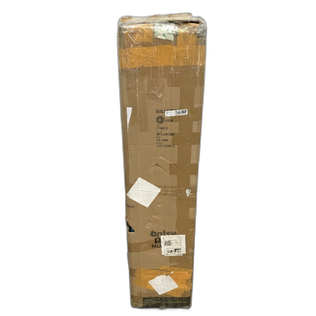 2 Piece Set Blue Gym Balance Beam Soft 120x12x12cm NEW