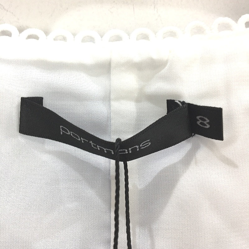 Portmans Felicity Cuba Days Square Neck Blue White Blouse Ladies Size 8 NEW