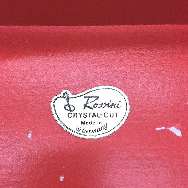 VINTAGE Rossini Crystal Cut Made In West Germany 4 Sectional Plate