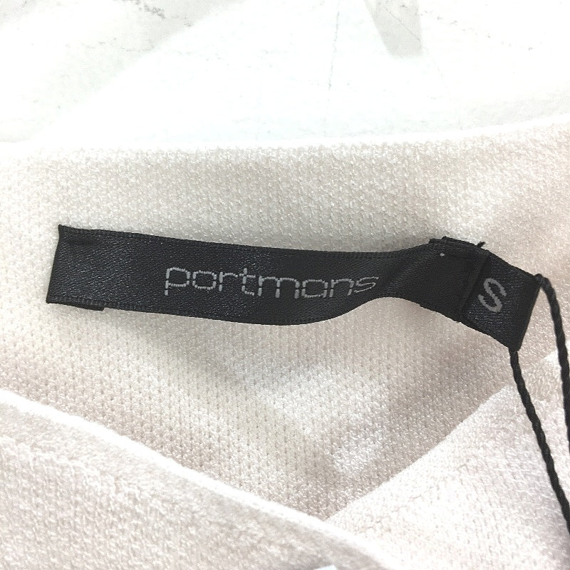 Portmans  White Dolly Milano Abstract Button Vest Top Ladies Size Small NEW