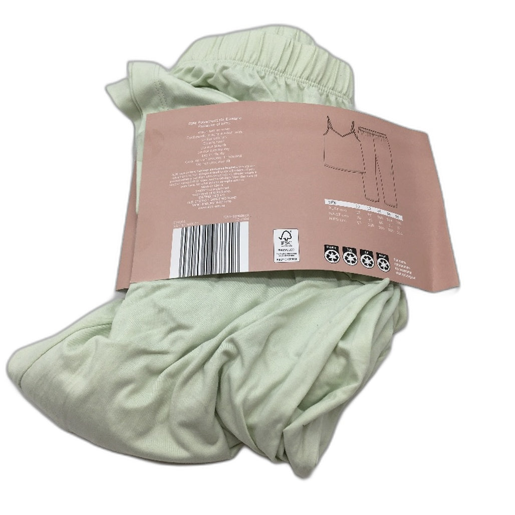 Serra Light Green Luxe Pyjama PJ Set Soft Ladies Size AU 12 NEW