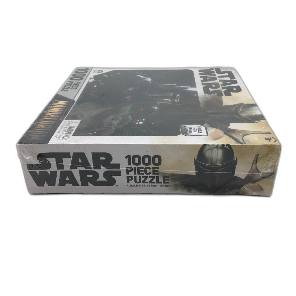 Star Wars The Mandalorian & Grogu 1000-Piece Jigsaw Puzzle, 68.5x50.5cm, Multicolored NEW