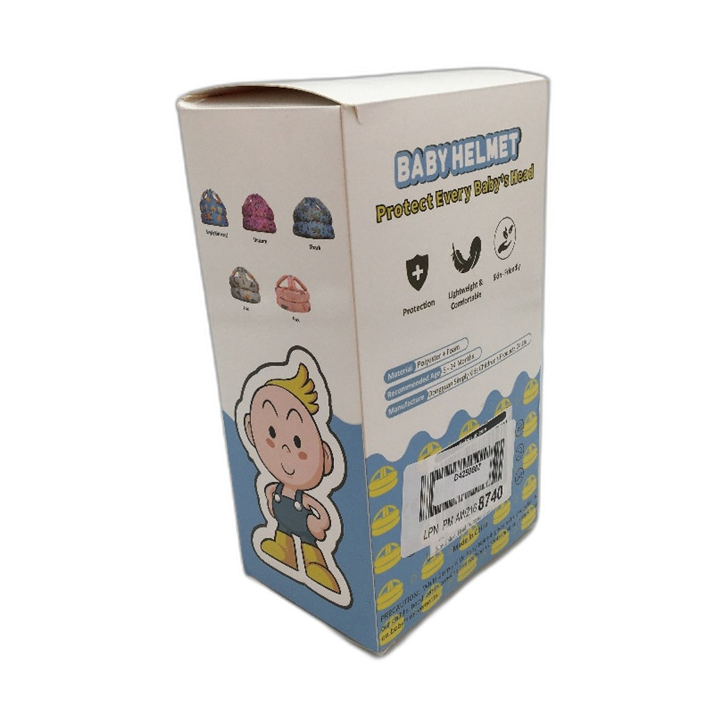 Simply Kids Soft Foam Cushion Baby Helmet Unicorn Pink Safety Headguard NEW