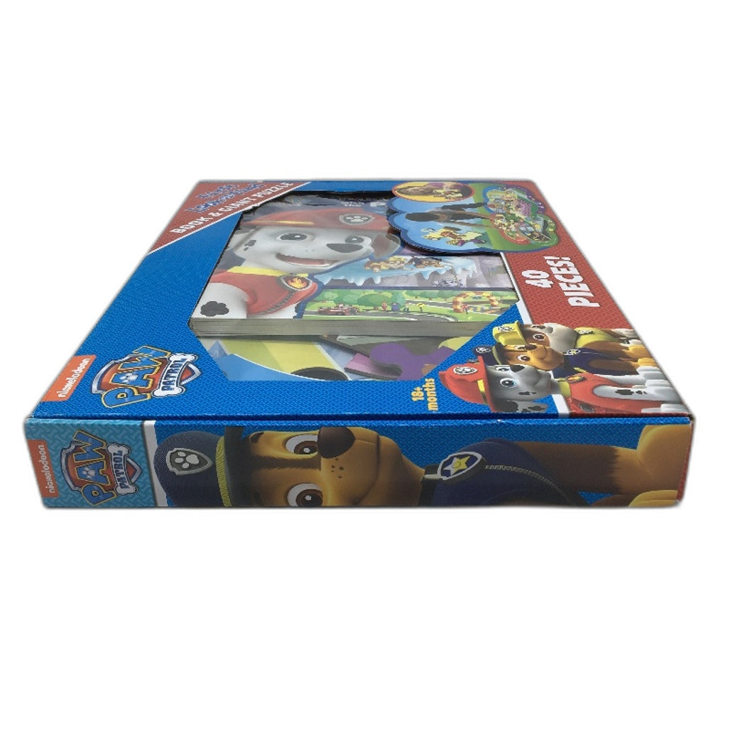 Nickelodeon Paw Patrol 40 Piece Look & Find Book and Giant Puzzle NEW