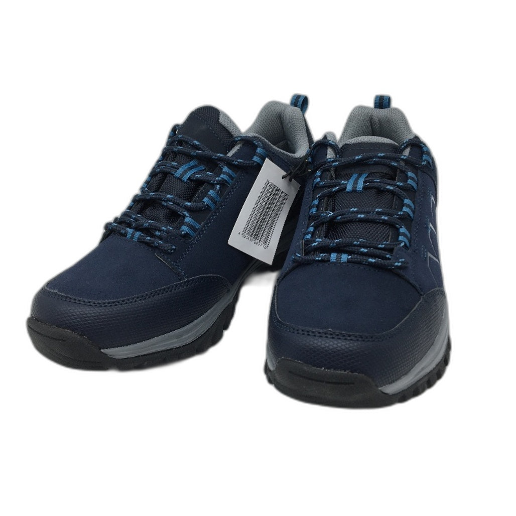 Crane Mens Hiking Low Cut Lace Up Sneaker Style Shoes Navy Blue Size 10 NEW