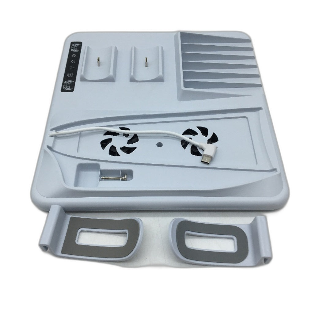 iPlay Multifunctional Cooling Stand Games Storage for P-5 Slim White NEW
