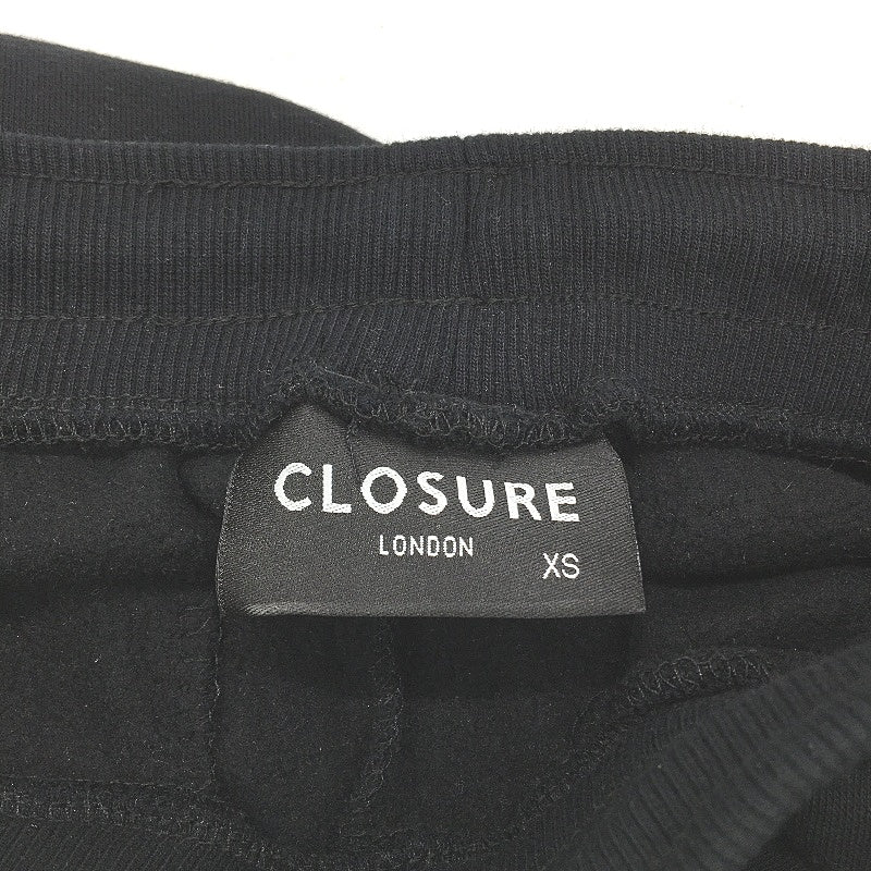 Closure London Black Tracksuit Sweatpants Joggers Grey Stripe Mens Size XS
