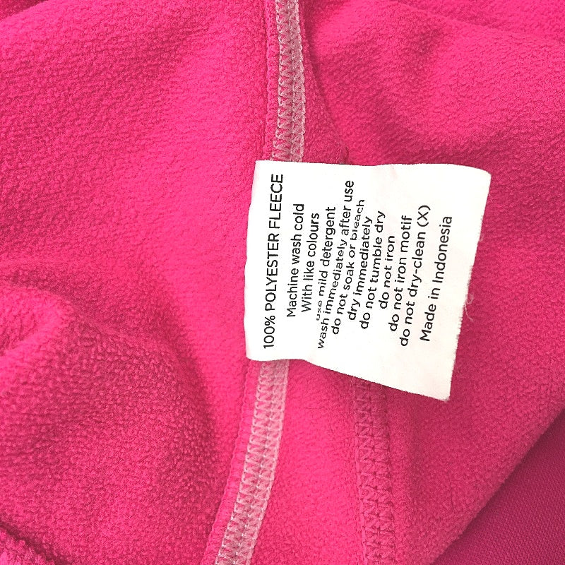 Champion Bright Pink Hooded Sports Jumper Mesh Inner-Hood Ladies Size Small