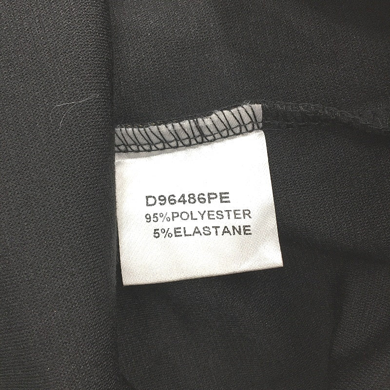 Izabel London Black & Gold Strapless Bandeau Mini Dress Patterned Ladies Size 8