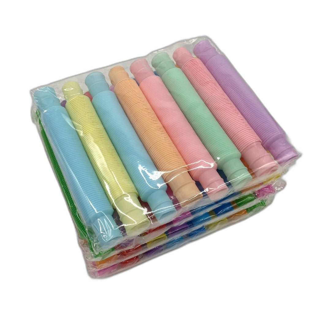 32 Pcs Pop Tubes Sensory Fidget Toys For Kids & Adults Multiple Colours NEW
