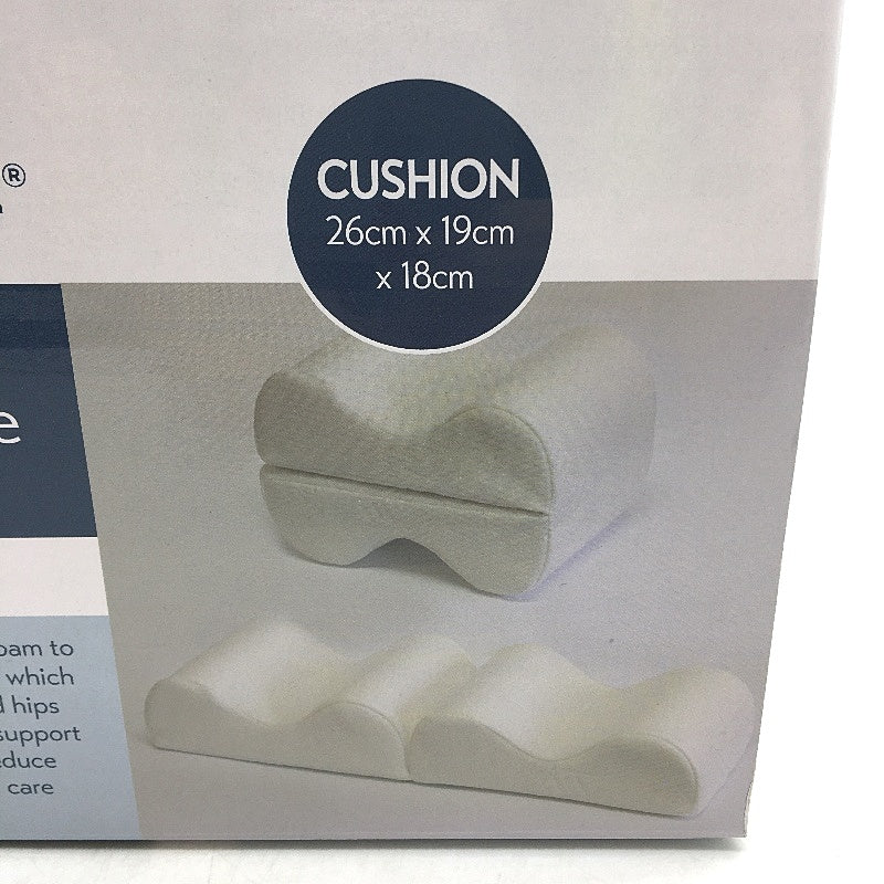 Kirkton House White Memory Foam Knee & Ankle Support Cushion NEW