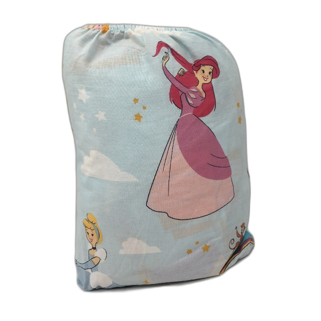 Disney Princess Fitted Sheet Combo Double Bed Inc 2 Pillow Cases NEW