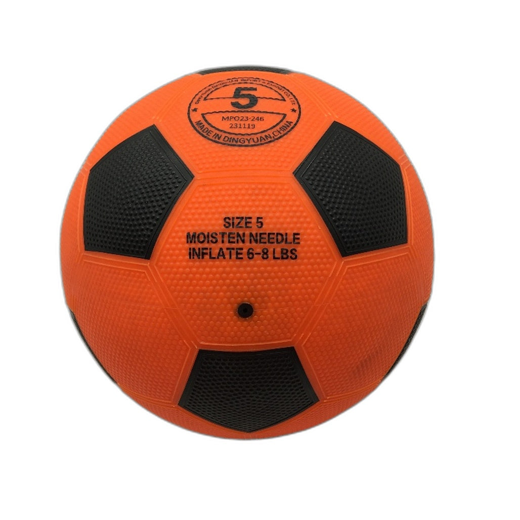 MPMVP Light Up Glow In The Dark Orange Soccer Ball Size 5 USB-C Rechargeable
