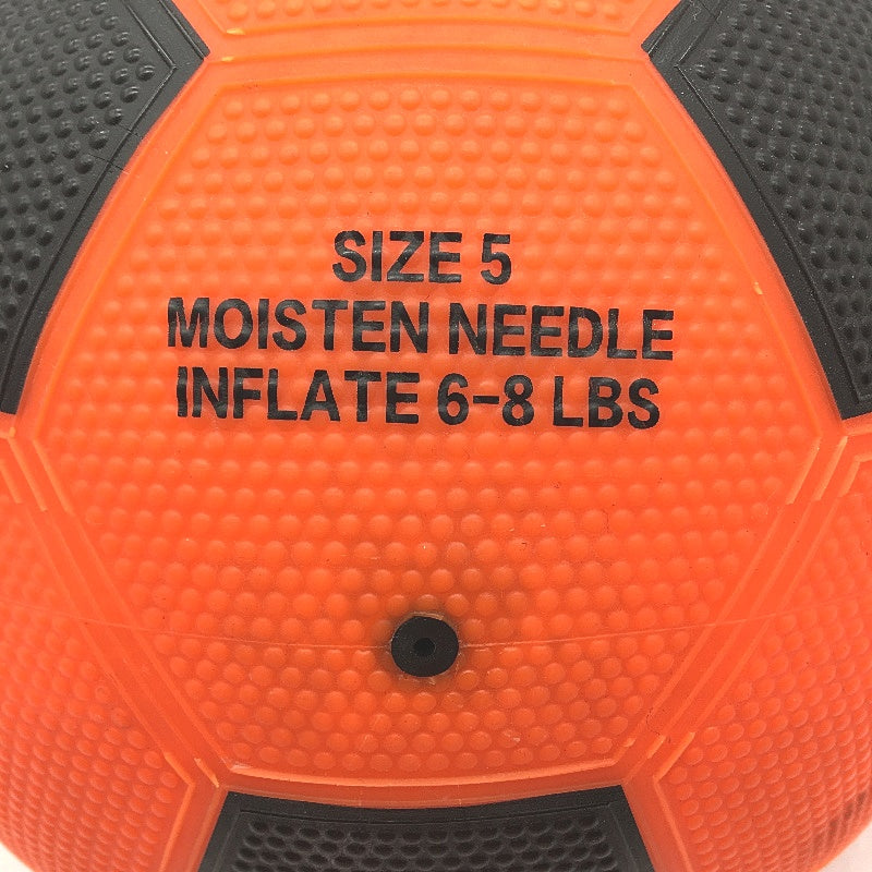 MPMVP Light Up Glow In The Dark Orange Soccer Ball Size 5 USB-C Rechargeable