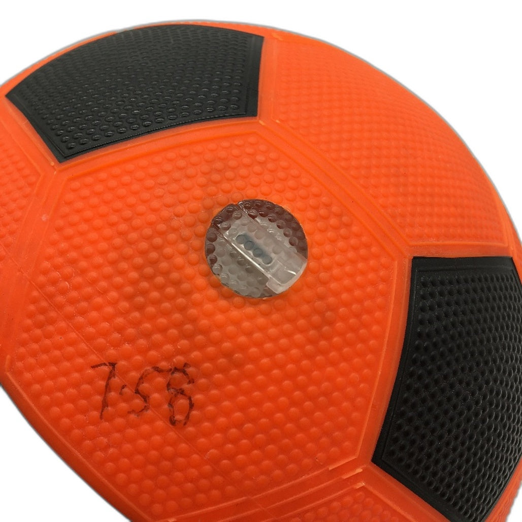 MPMVP Light Up Glow In The Dark Orange Soccer Ball Size 5 USB-C Rechargeable