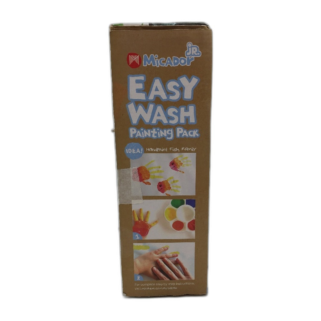 Micador Jr. 40 Pce Easy Wash Painting Pack Kit For Kids Ages 3-8 NEW