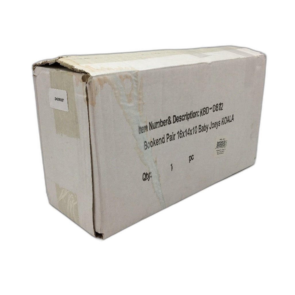 Kelly Lane Art 1 Piece Koala Baby Joeys Wooden Bookend Pair 16x14x10cm NEW