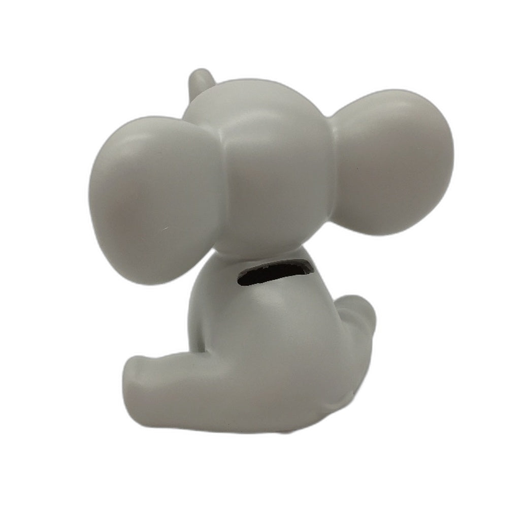 Gatto&Co 1 Piece Baby Safari Resin Elephant Money Box - 135x105x130mm NEW