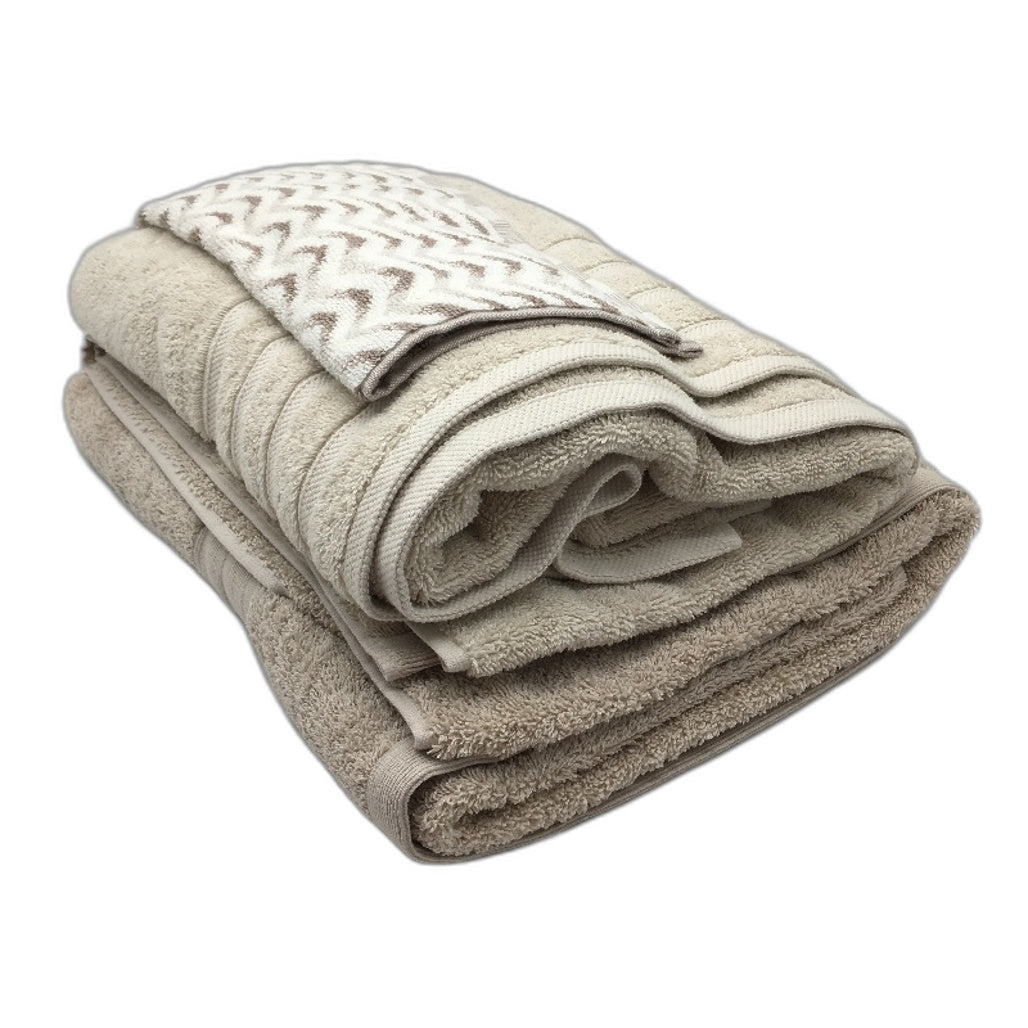Kirkton House & Target 3pc Assorted Light Brown Bath Sheets and Face Washer NEW