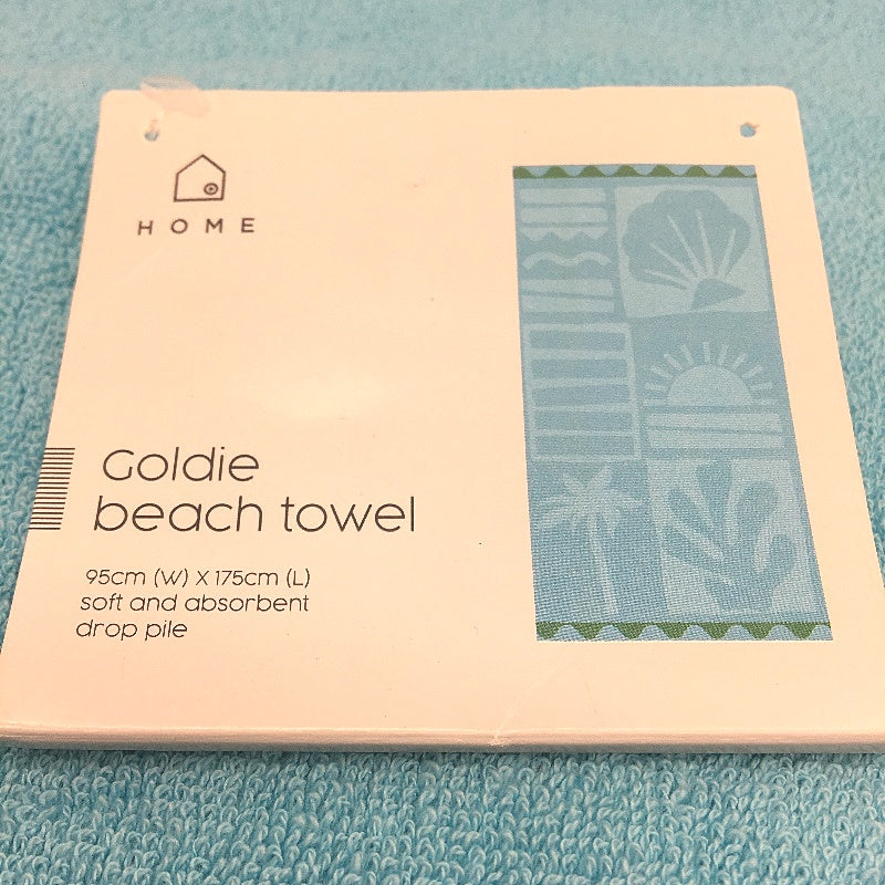 Sandy Cape & Target 4pc Assorted Blue Beach Towels and Face Washers NEW
