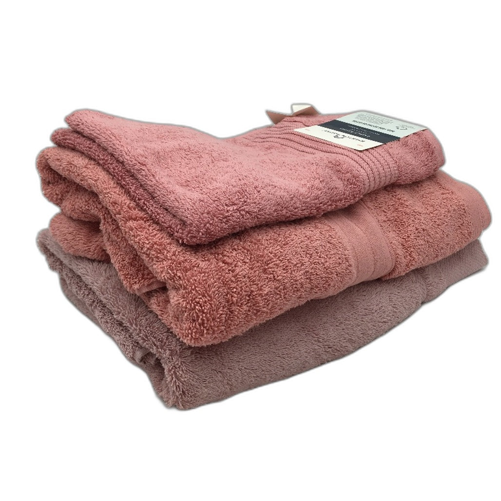 Kirkton House & Target 3pc Assorted Pink Cotton Bath and Hand Towels NEW