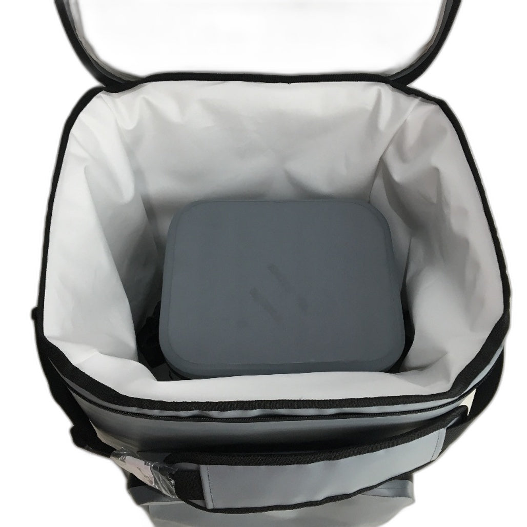 2 Pce Insulated Can Coolers Carry Bags With Straps Large With Side Pouch & Small
