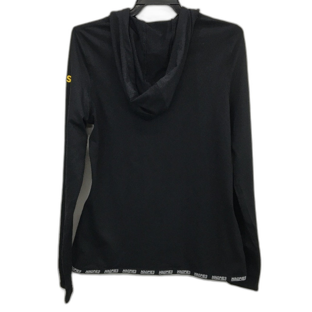 AFL Collingwood Magpies Thin Pullover Exercise Hoodie Ladies Size XS NEW