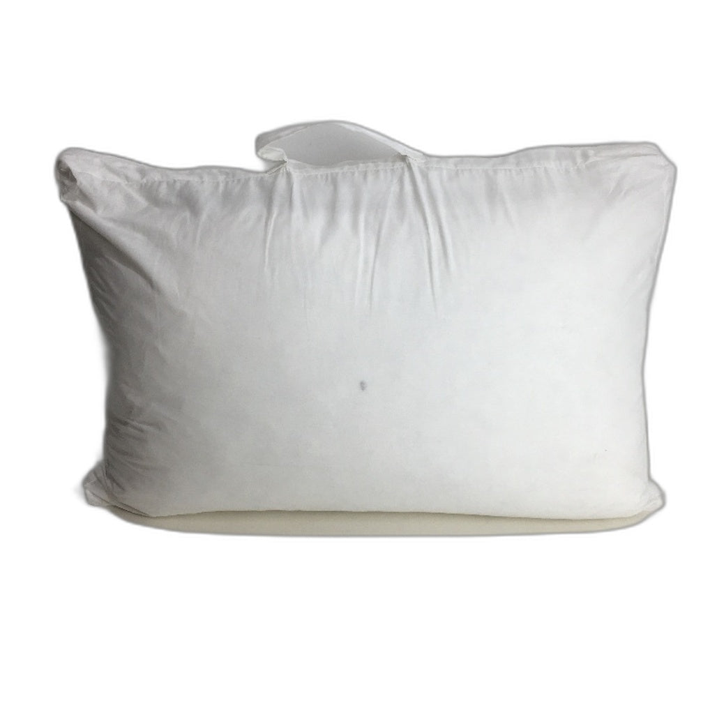 Kirkton House Duck Feather 2 Pack Cotton Cover Standard Pillow Set NEW