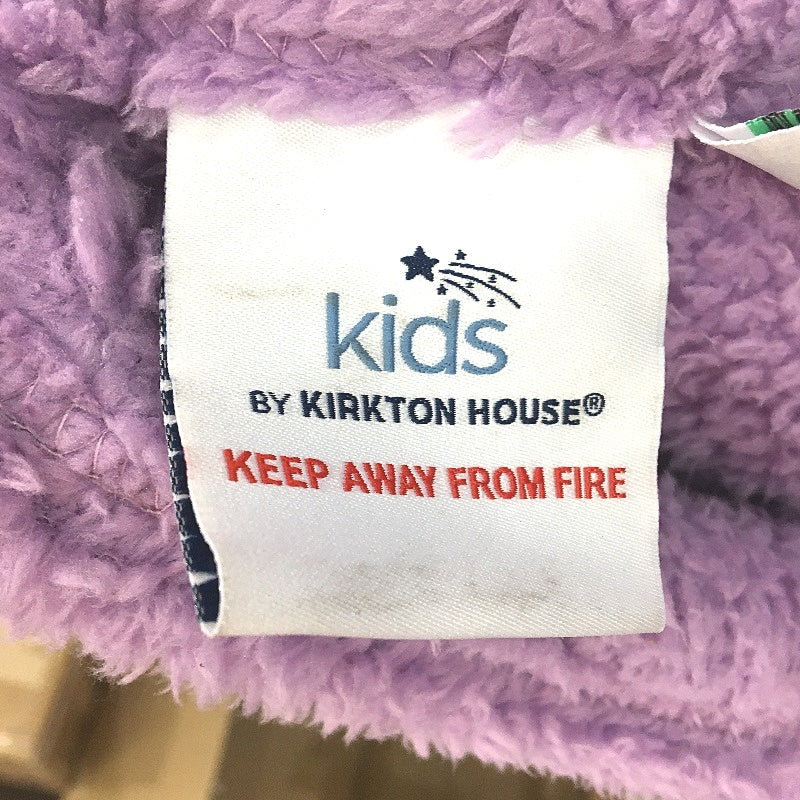 Kirkton House Kids Purple Owl Animal Hooded Soft Plush Sherpa Blanket NEW