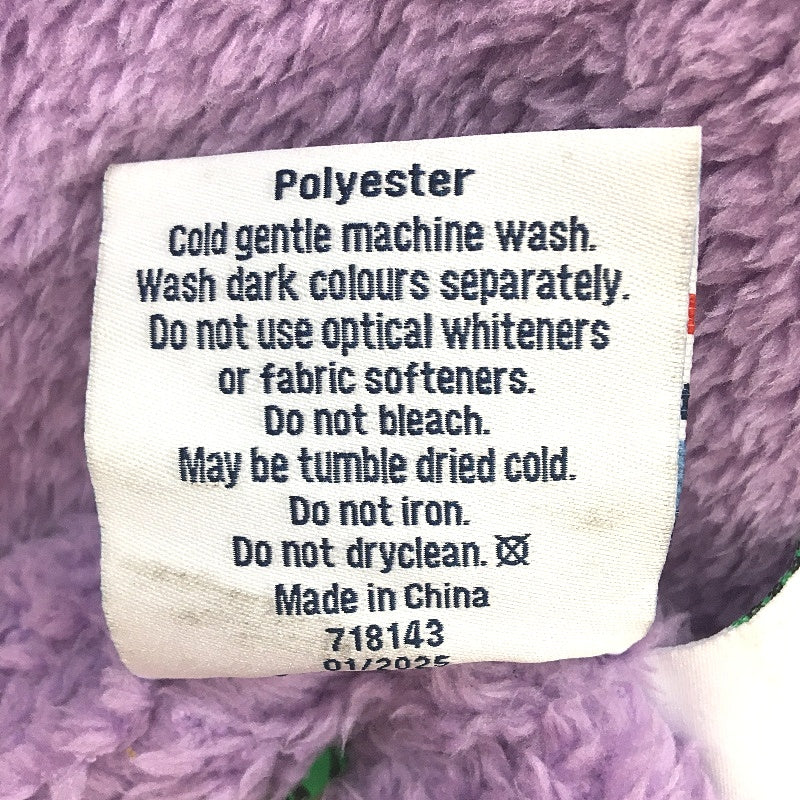 Kirkton House Kids Purple Owl Animal Hooded Soft Plush Sherpa Blanket NEW