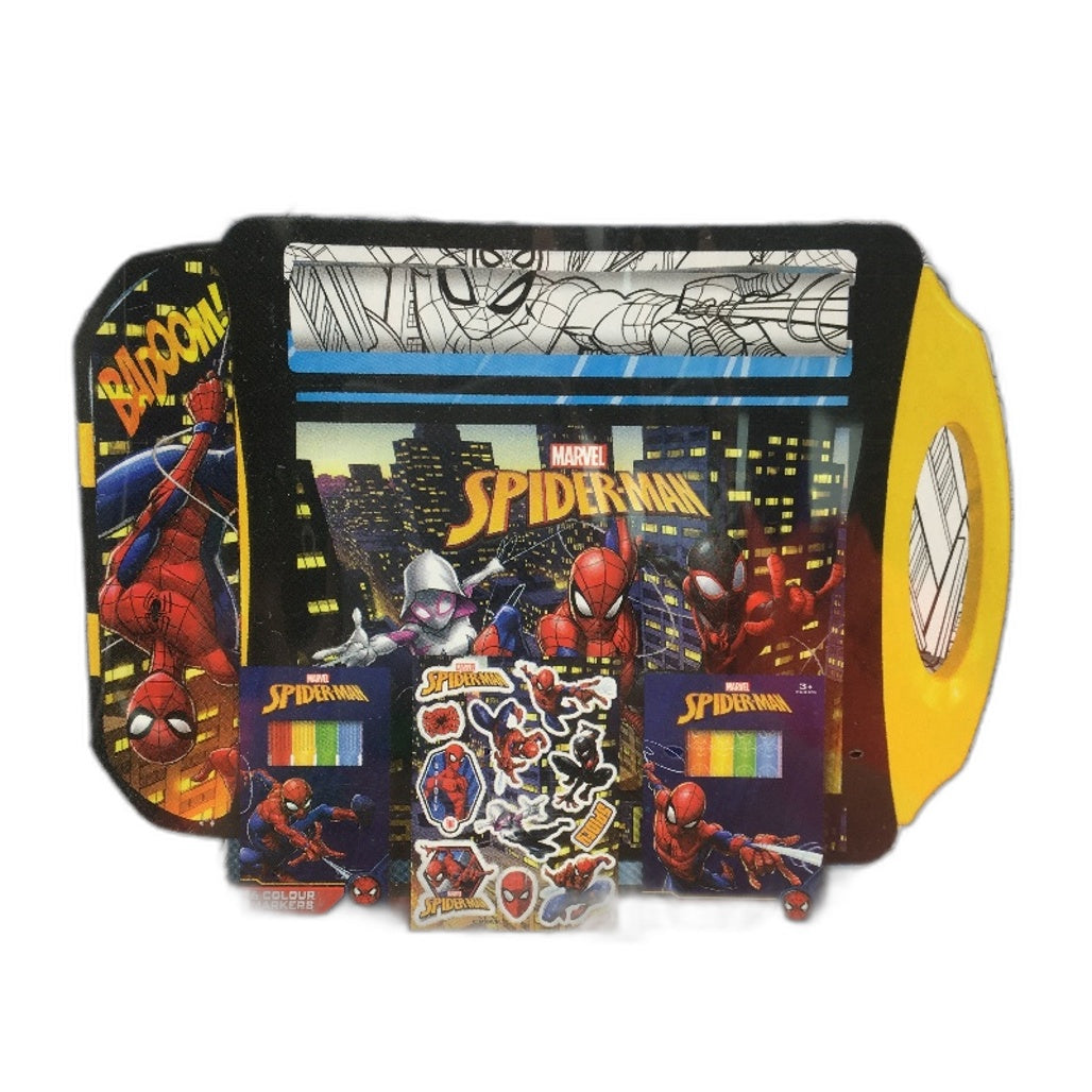 Hunter Leisure Marvel Spider-Man Rolling Art Desk Inc 15m Paper Roll NEW