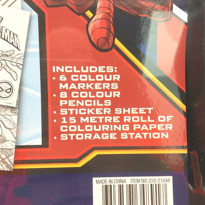 Hunter Leisure Marvel Spider-Man Rolling Art Desk Inc 15m Paper Roll NEW