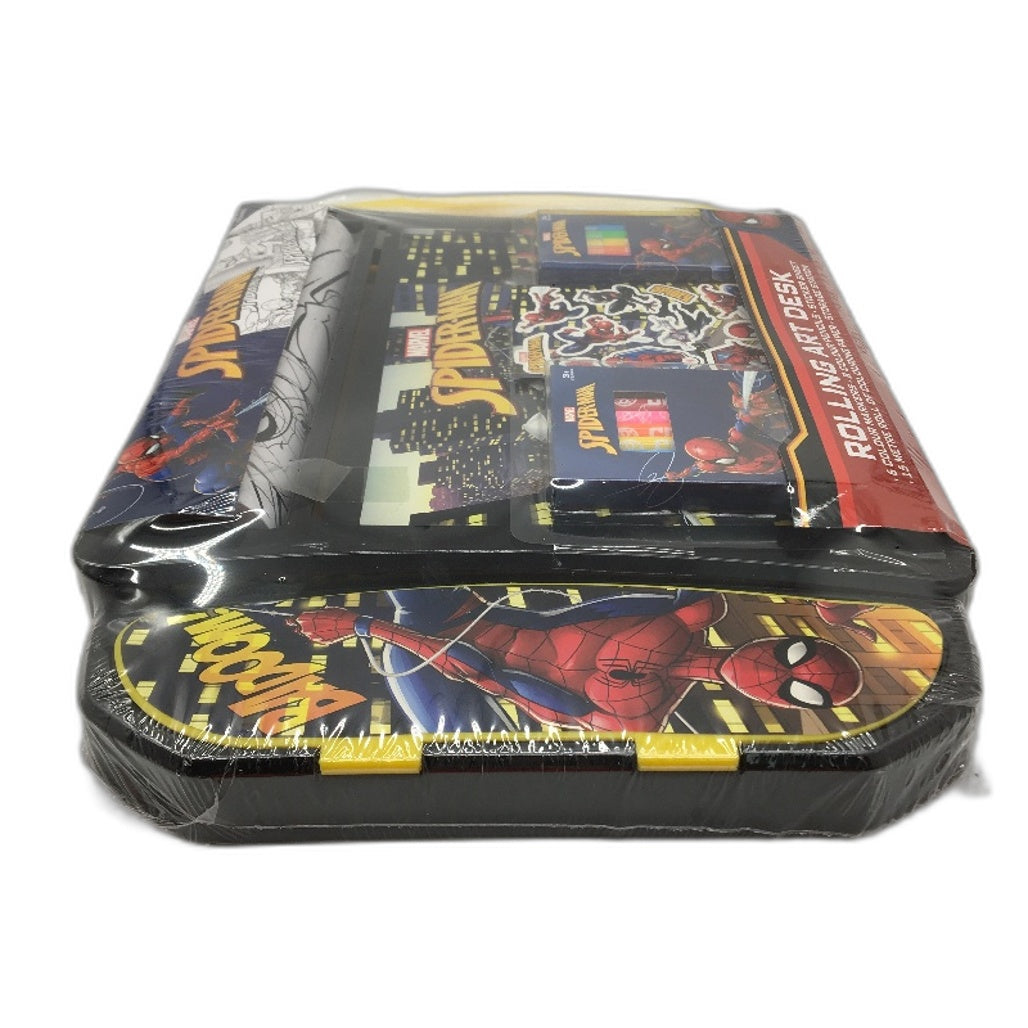 Hunter Leisure Marvel Spider-Man Rolling Art Desk Inc 15m Paper Roll NEW