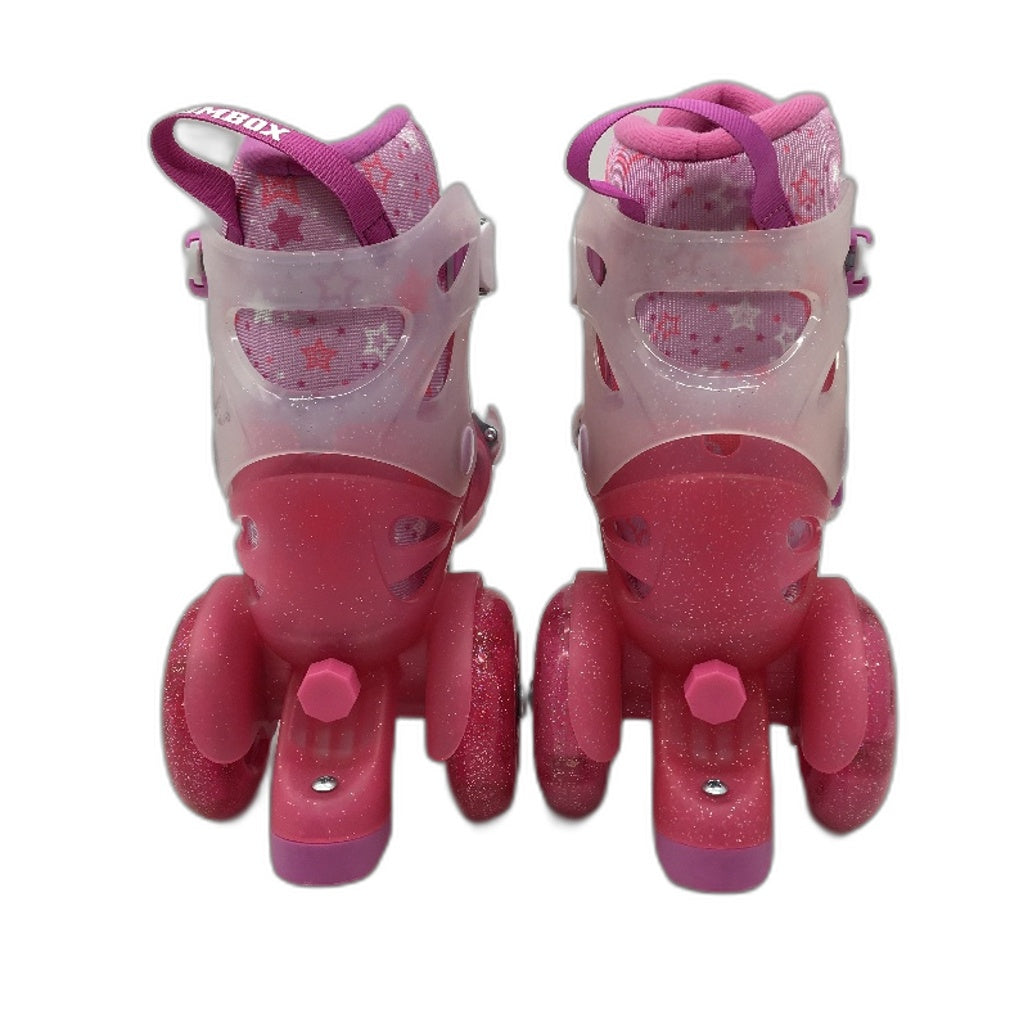 Pink & Purple Training Skates Roller Blades Adjustable Childrens Size XS NEW