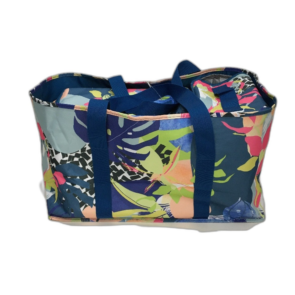 Pickle Tropical Summer Days 3 in 1 Tote & 2 Coolers Picnic Cooler Bag Set NEW