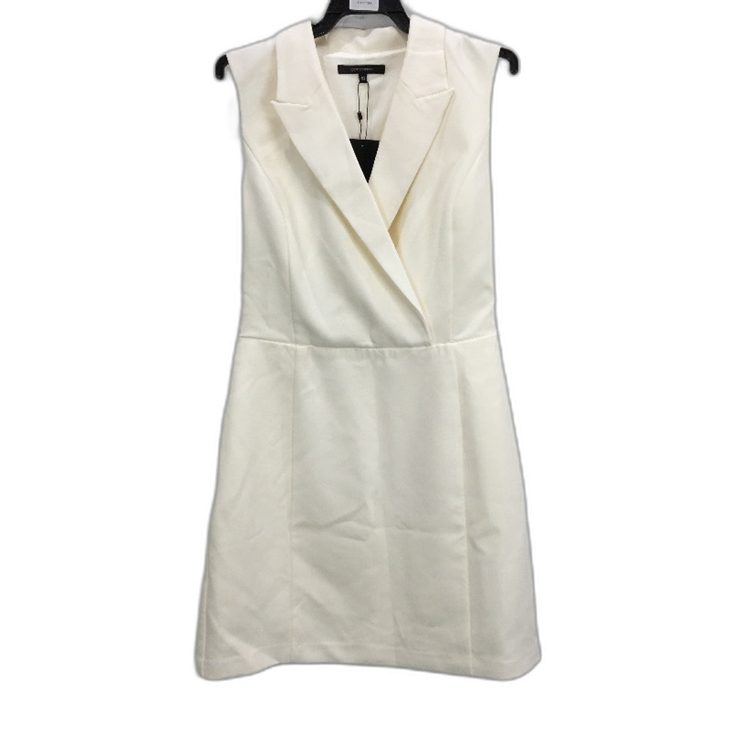 Portmans Vanilla White Jess Sleeveless Lined Blazer Dress Ladies Size 10 NEW