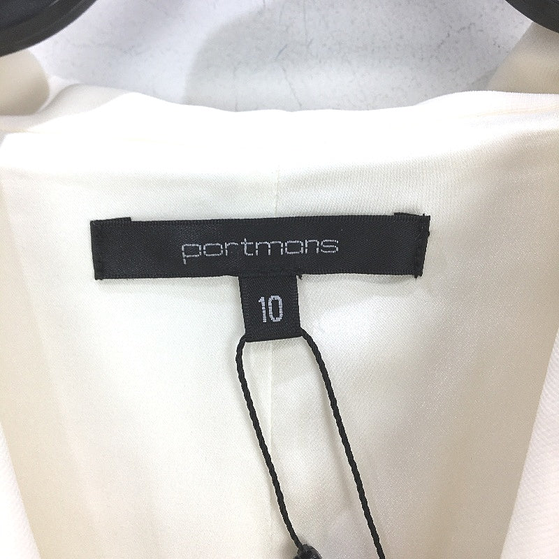 Portmans Vanilla White Jess Sleeveless Lined Blazer Dress Ladies Size 10 NEW