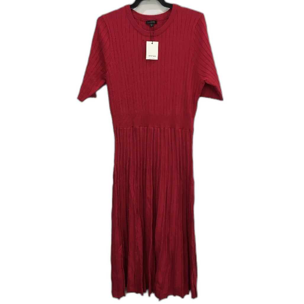Portmans Wildberry Knit Style Stretch Short Sleeve Dress Ladies Size L