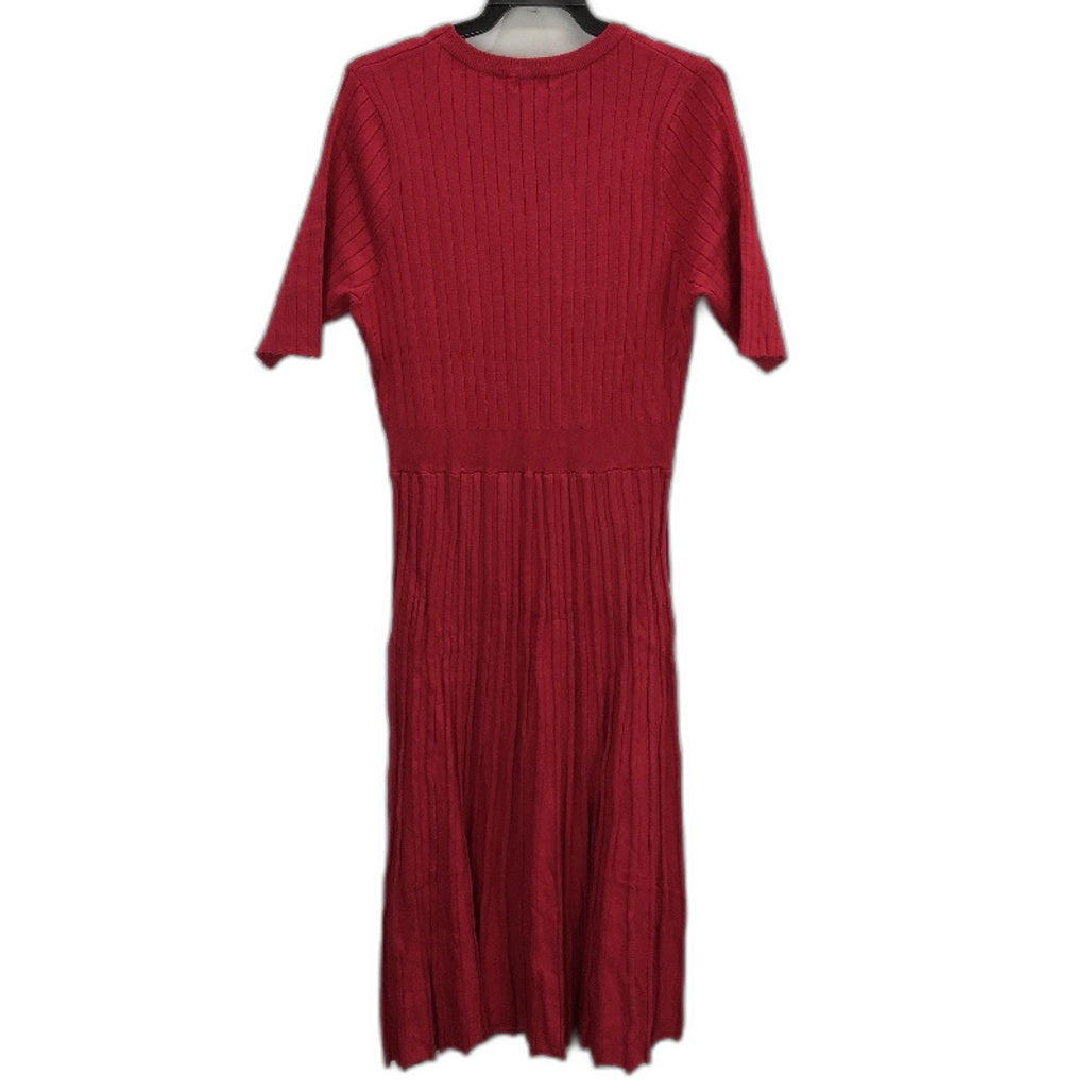 Portmans Wildberry Knit Style Stretch Short Sleeve Dress Ladies Size L