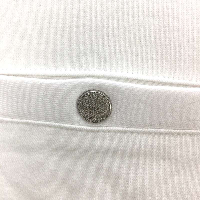 Just Jeans Simply White Faux Front Pocket Basic Cotton Tee Ladies Size S