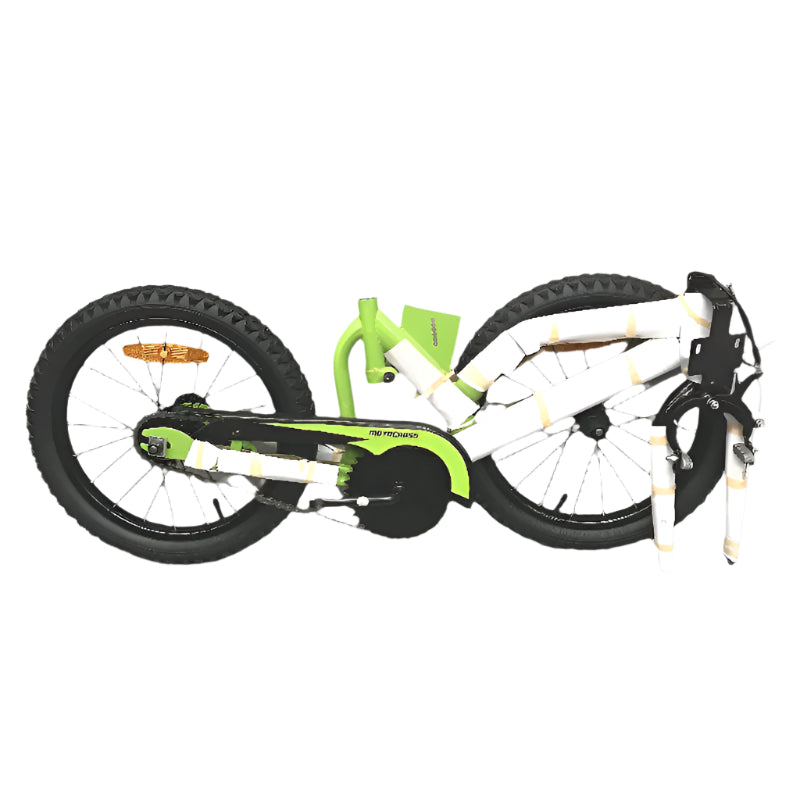 40cm Wheel Green & Black Moto X Bike Training Wheels KZ250 Motorcross NEW